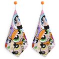 thumbnail image 1 of The Powerpuff Girls Hand Towels Ultra-Lightweight Compact Travel Towel with Hang Loop, Kitchen Hand Towels 2PCS, 1 of 8
