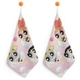 thumbnail image 1 of The Powerpuff Girls Hand Towels Ultra-Lightweight Compact Travel Towel with Hang Loop, Kitchen Hand Towels 2PCS, 1 of 8