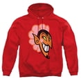 thumbnail image 1 of The Powerpuff Girls Him Devil Face Adult Pull-Over Hoodie, Red, Small, 1 of 5