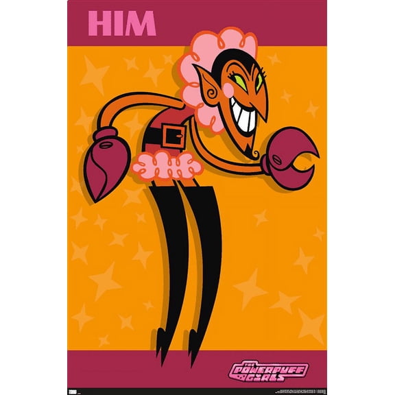 The Powerpuff Girls - Him Wall Poster, 14.725" x 22.375"