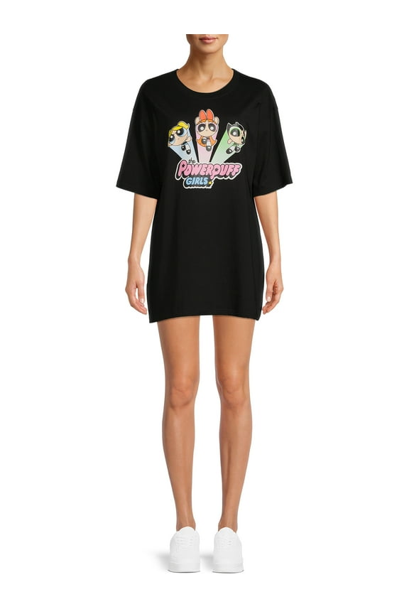 The Powerpuff Girls Junior' Trio Burst Long Body T-Shirt