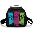 thumbnail image 1 of The Powerpuff Gi-rls Lunch Bags Reusable Insulated Lunchbox Container Handbags Adjustable Shoulder Bag, 1 of 8