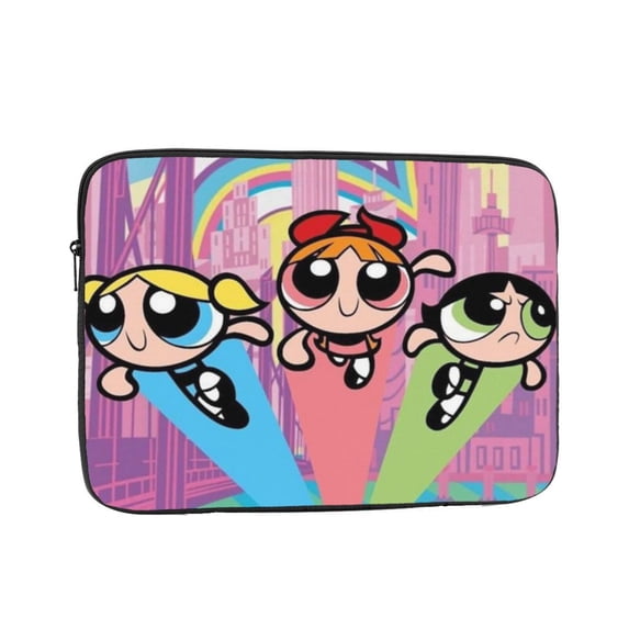 The Powerpuff Girls Laptop Sleeve Case Shockproof Portable Laptop Inner Bag Protective Notebook Case 10 Inch