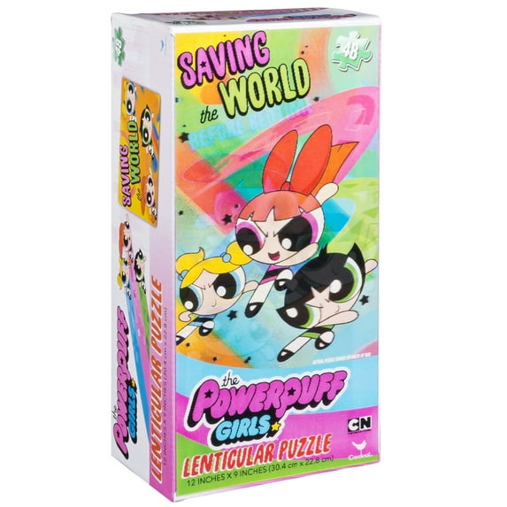 The Powerpuff Girls Lenticular 48-piece Jigsaw Puzzle