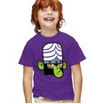thumbnail image 1 of The Powerpuff Girls Mojo Jojo Face Kids T Shirt for Youth Boys and Girls, Purple, X-Large, 1 of 5