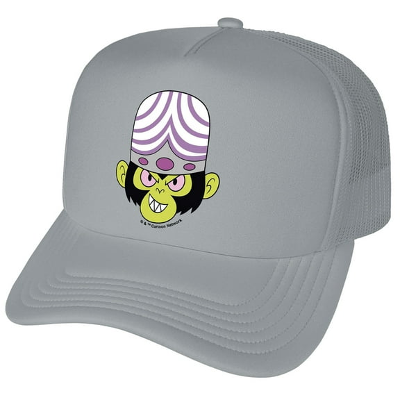 The Powerpuff Girls Mojo Jojo Head Foam Snapback Trucker Hat - Unisex for Men and Women