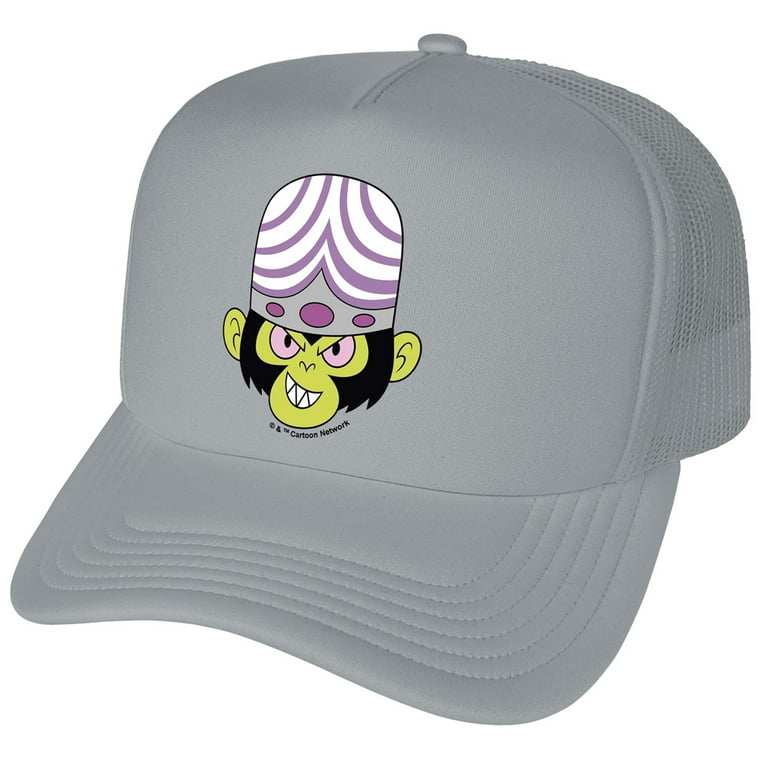 The Powerpuff Girls Mojo Jojo Head Foam Snapback Trucker Hat