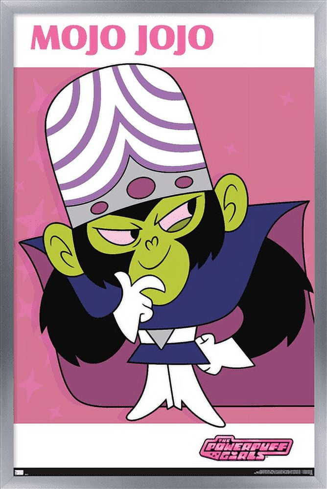 The Powerpuff Girls - Mojo Wall Poster, 14.725" x 22.375", Framed