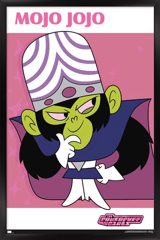 The Powerpuff Girls - Mojo Wall Poster, 22.375" x 34", Framed