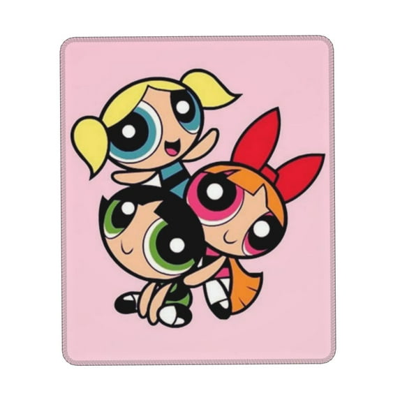 The Powerpuff Girls Mouse Pad 7 X 8.6 In Non-Slip Keyboard Mat Rubber Base Computer Mousepad Gaming Mouse Mat For Laptop, Office & Home