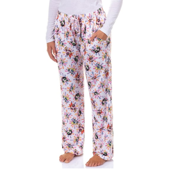 The Powerpuff Girls Pajama Pants Women's Blossom Bubbles Buttercup Sleep Bottoms