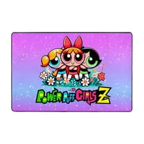 The Powerpuff Girls Rugs Washable Cover Floor Rug Carpets Bathroom Decorations For Kitchen Bedroom Indoor 36"X24"