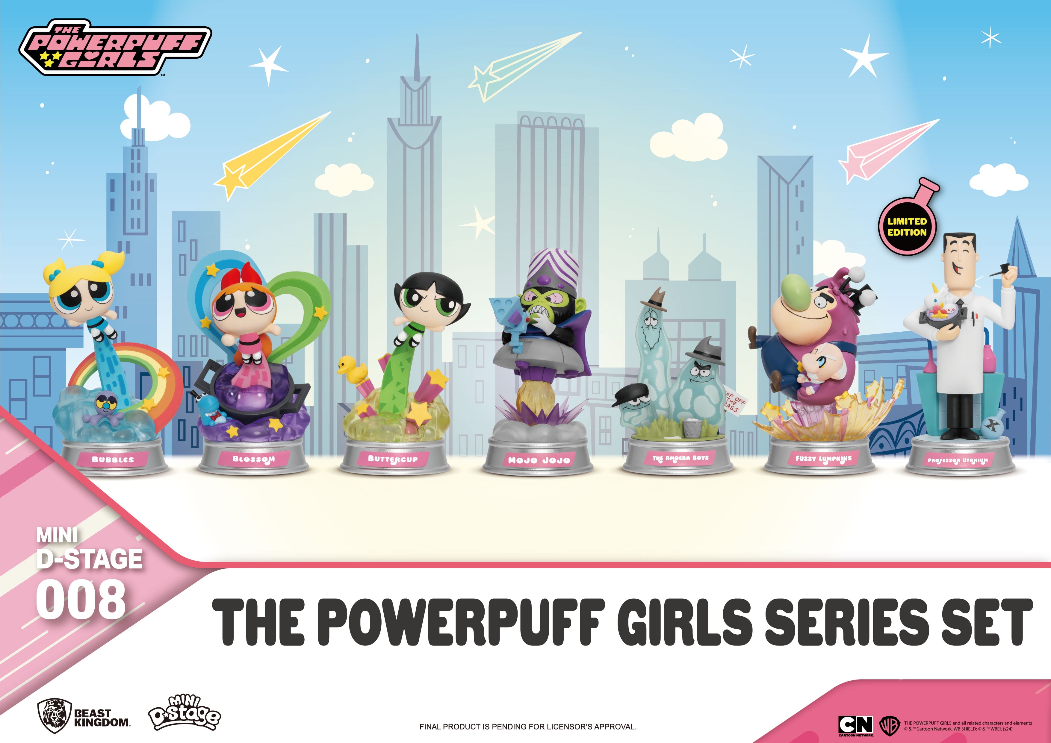 Powerpuff Girls Blind Box Set (6 PCS) - Mini Diorama Stage