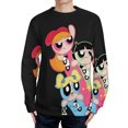 thumbnail image 1 of The Powerpuff Girls Sweater Long Sleeve Round Neck Pullover Jumper Fall Winter Clothes Print Tops Blouse XL, 1 of 6