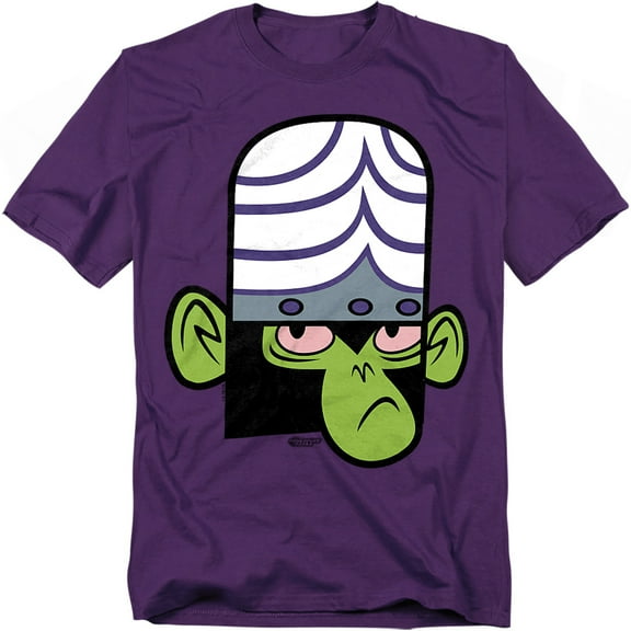 The Powerpuff Girls T-Shirt Mojo Jojo Face Unisex Graphic Tee for Men & Women