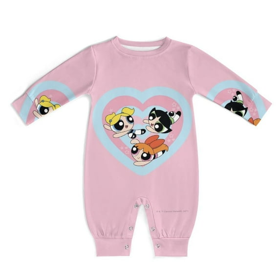 The Powerpuff Girls Unisex Baby Boy Girl Rompers Long Sleeve Infant Jumpsuits Babies' Outfits Fall Winter Clothes 12-18M
