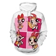 thumbnail image 1 of The Powerpuff Girls Unisex Sweatshirts Loose Pullover Sweater Hooded Hoodie 3D Printing Jacket Winter Fall Clothes 4XL, 1 of 7