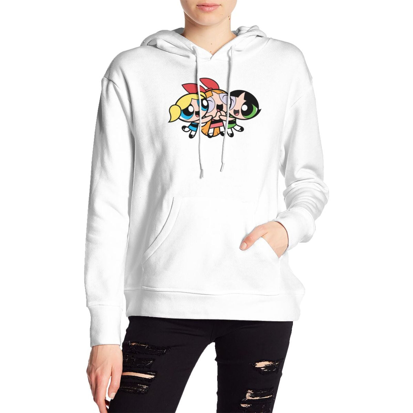 Women Y2k Zip Up Hoodie Spider Web Print Hooded Sweatshirt