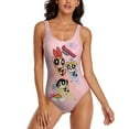 thumbnail image 1 of The Powerpuff Girls Womens Bathing Suits One Piece Swimsuits Cute Bikini Printed Swimwear Cover Up Dress XL, 1 of 7