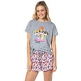 thumbnail image 1 of The Powerpuff Girls Womens' TV Series Show Characters Sleep Pajama Set Shorts, 1 of 6