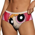 thumbnail image 1 of The Powerpuff Girls Womens Underwear Soft Breathable Brief Lace Panty Stretch Hipster Underpants Ladies Panties 3XL, 1 of 7