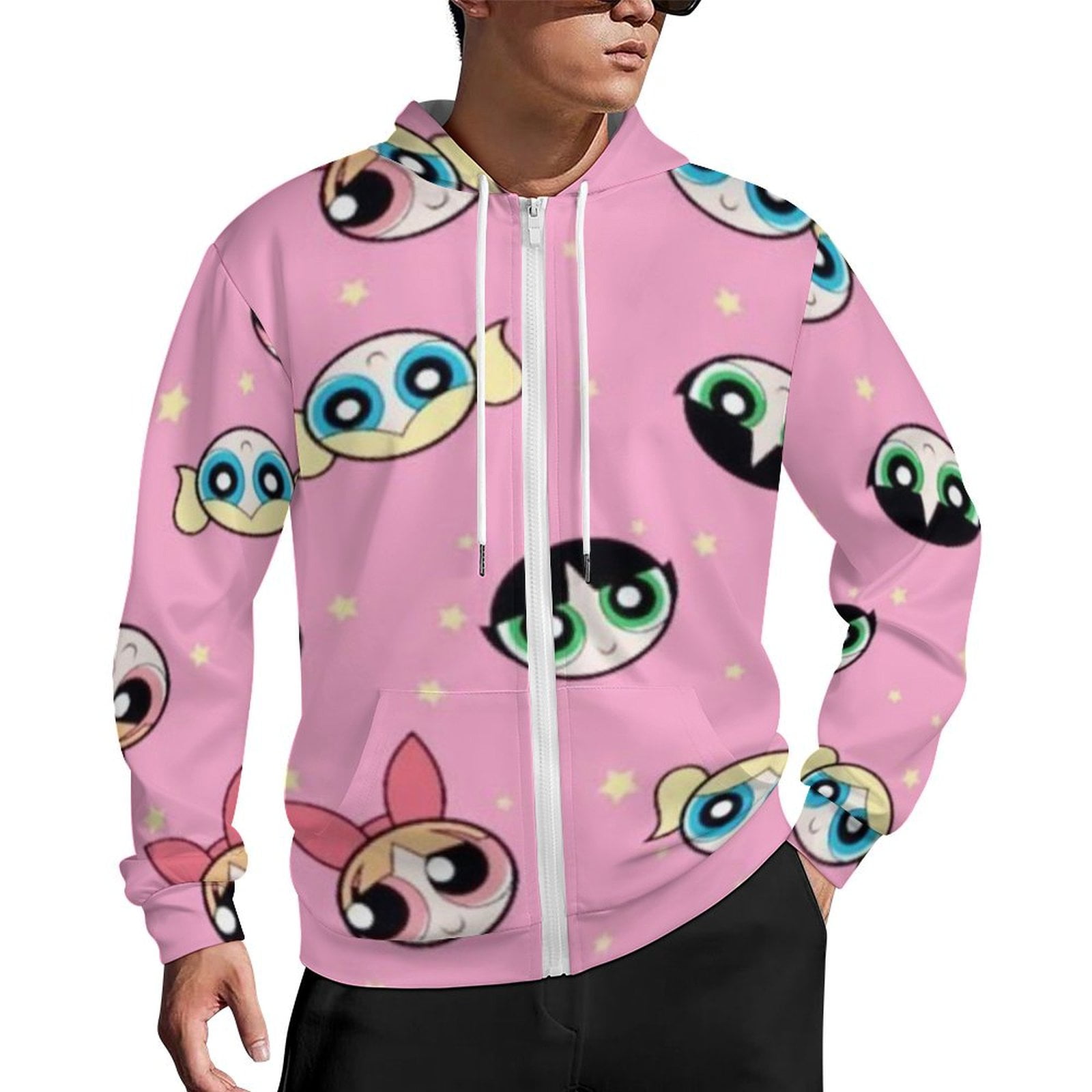 THE POWERPUFF GIRLS x NJジップアップパーカー THE POWERPUFF GIRLS x