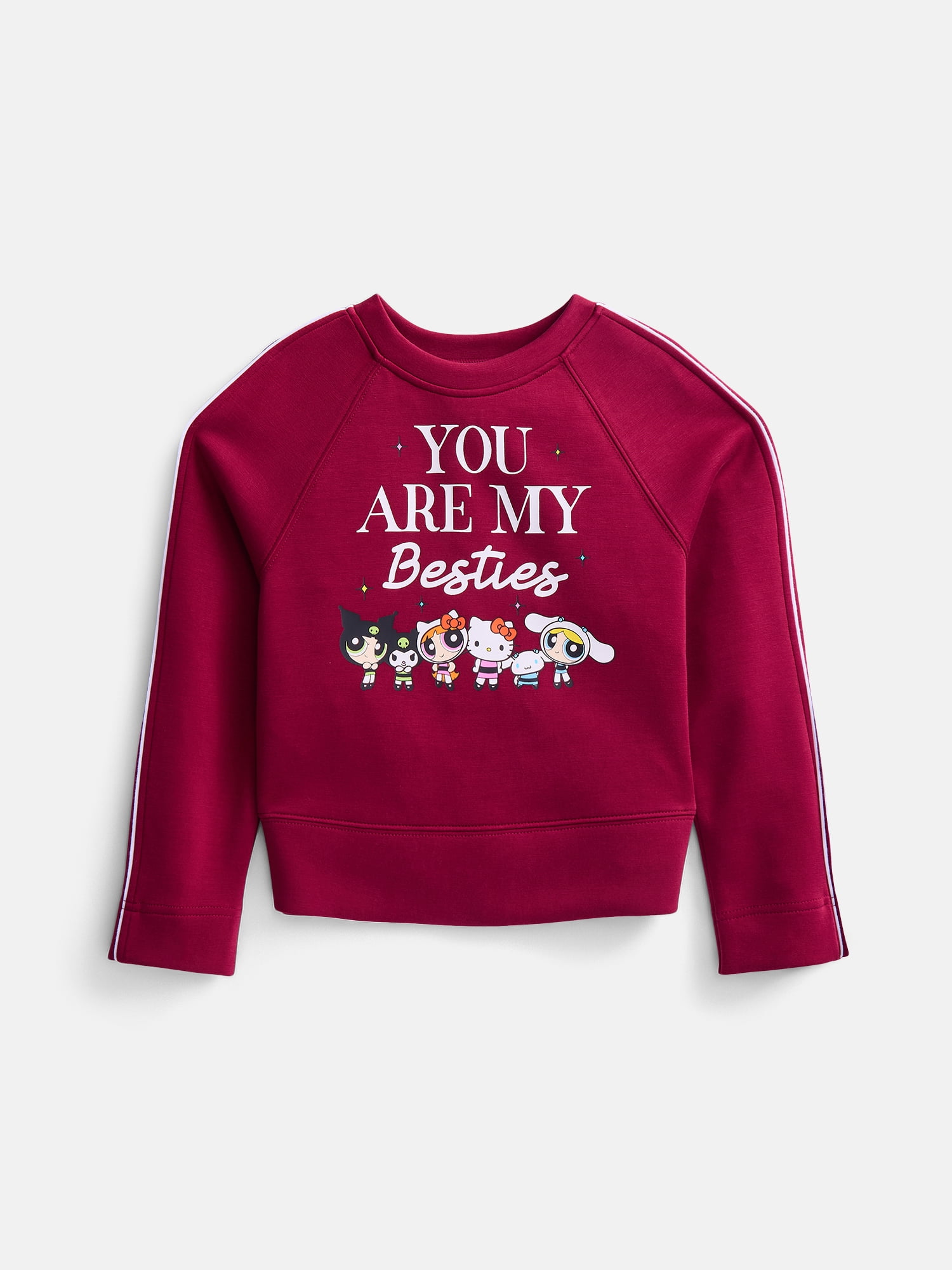 The Powerpuff Girls x Sanrio Girls Besties Graphic Sweatshirt, Sizes 4-16