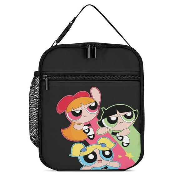 The Powerpuff GirlsPremium Thermal Lunch Box Keep Food Hot Or Cold for Hours Compact & Stylish Tote