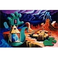 thumbnail image 1 of The Practical Deception by Vincent Monaco Non-Flocked Blacklight Poster 34" x 22", 1 of 3