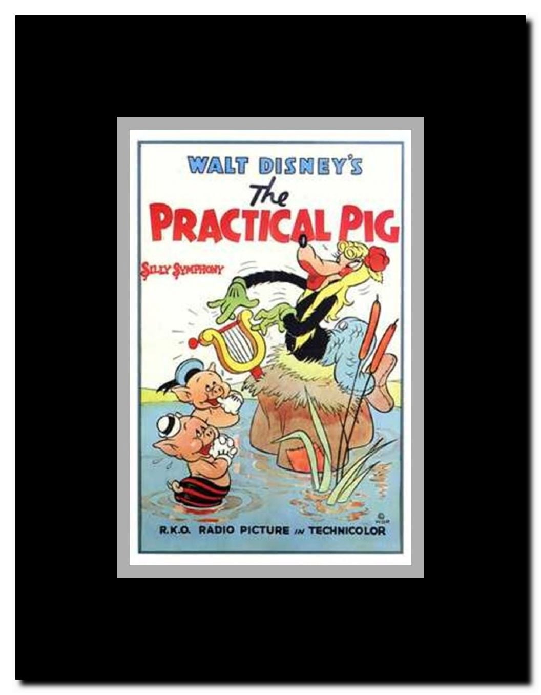 The Practical Pig Framed Movie Poster