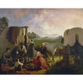 thumbnail image 1 of The Prairie Schooner Family. /Noil Painting By An Unknown American Artist, Late 19Th Century. Poster Print by  (24 x 36), 1 of 3