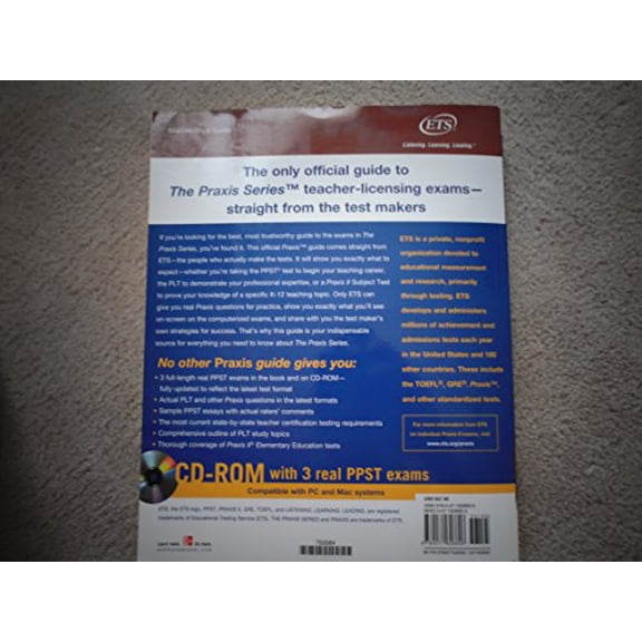 Pre-Owned The Praxis Series Official Guide with CD-ROM, Second Edition (Paperback) 0071626603 9780071626606