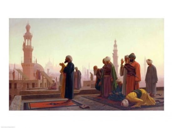 The Prayer 1865 Canvas Art - Jean leon Gerome (24 x 18)