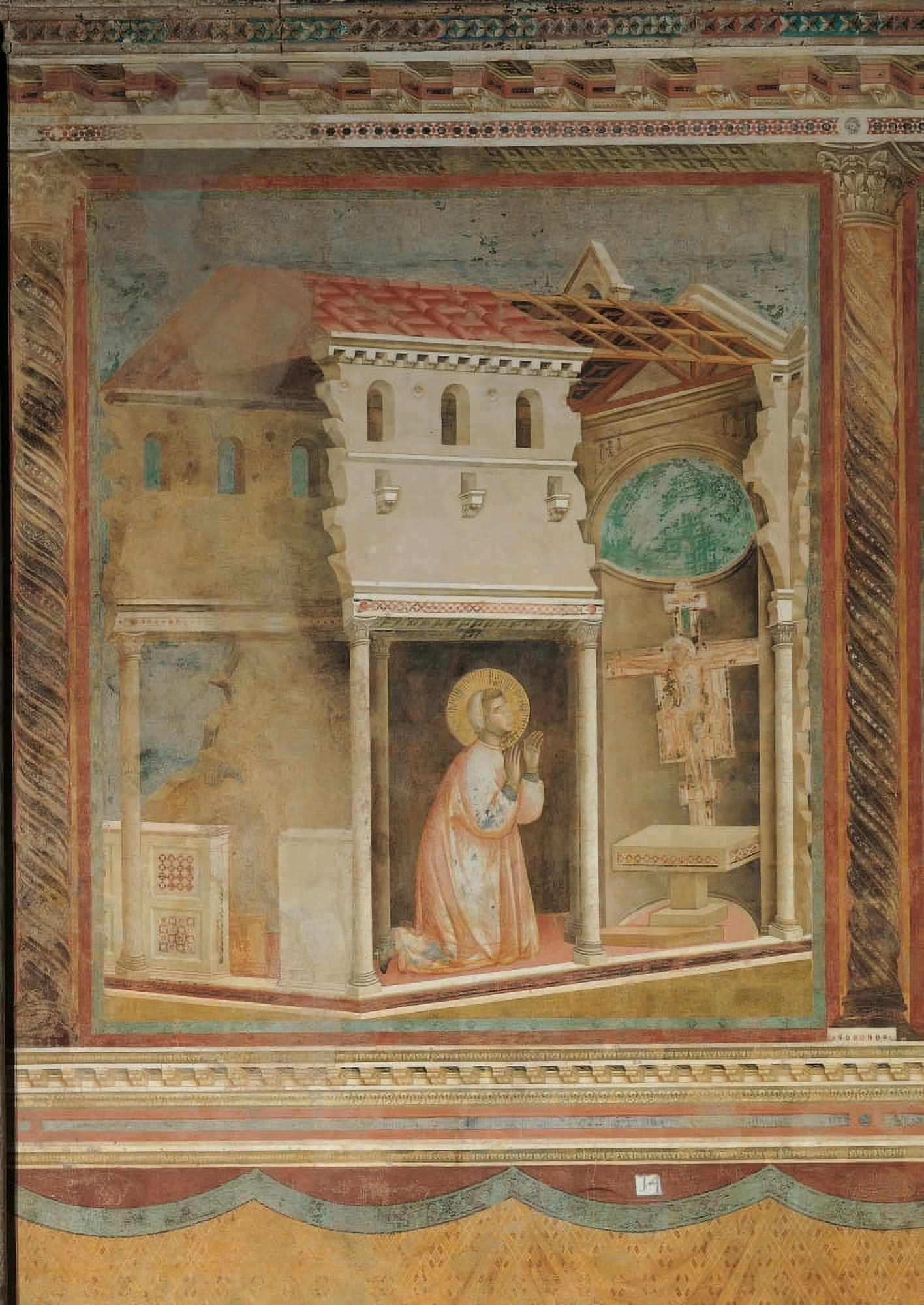The Prayer Before The Crucifix Of St Damian Canvas Art - (18 x 24)