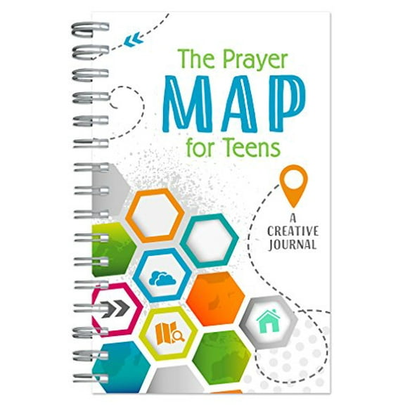 Pre-Owned The Prayer Map for Teens: A Creative Journal (Spiral-bound) 1683225562 9781683225560