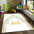 thumbnail image 1 of The Prayer Mat Ramadan Rugs Carpet Believers Home Bedroom Living Room r Soft Polyester Floor Mats, 1 of 6