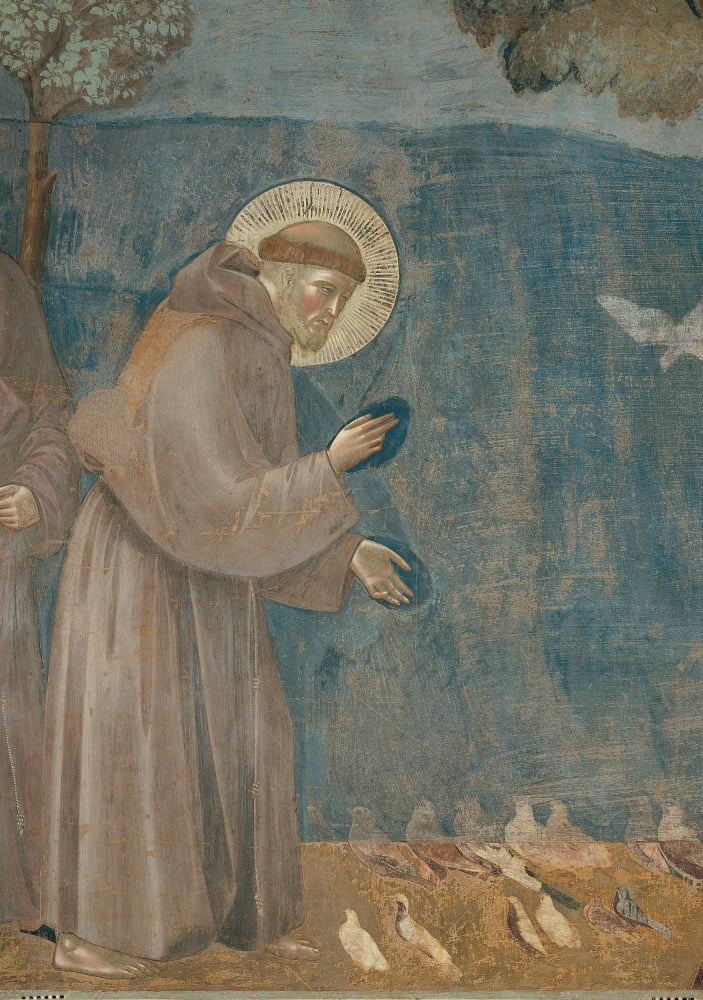The Preaching To The Birds Canvas Art - (24 x 36)