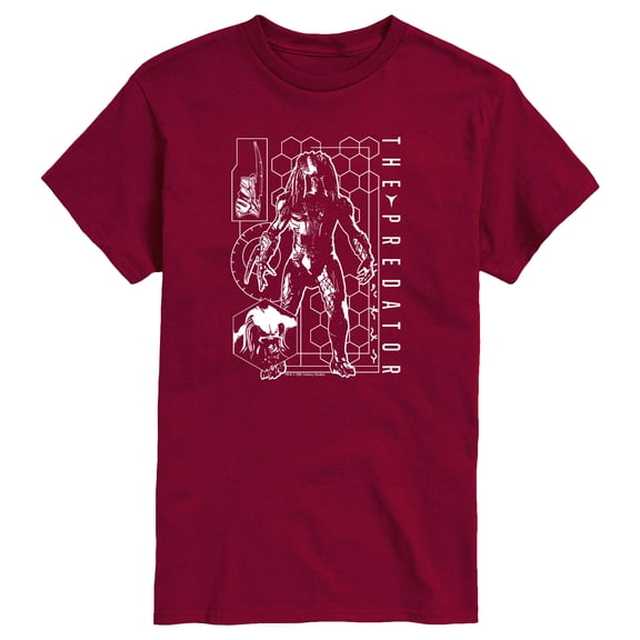 The Predator - Digital Alien Diagram - Men's Short Sleeve Graphic T-Shirt