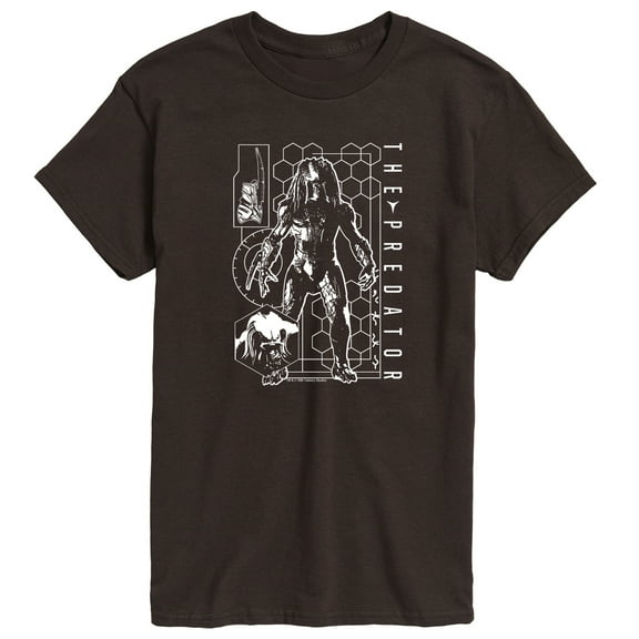 The Predator - Digital Alien Diagram - Men's Short Sleeve Graphic T-Shirt
