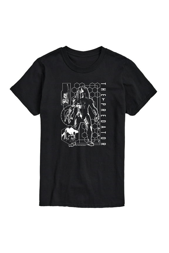 The Predator - Digital Alien Diagram - Men's Short Sleeve Graphic T-Shirt