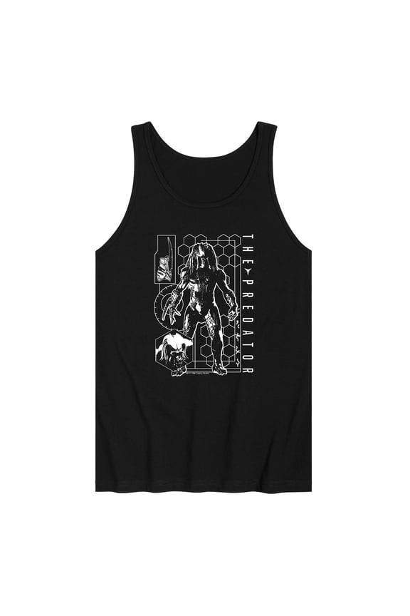 The Predator - Digital Alien Diagram - Men's Tank Top