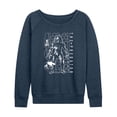 thumbnail image 1 of The Predator - Digital Alien Diagram - Women's French Terry Long Sleeve Shirt, 1 of 4