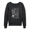 thumbnail image 1 of The Predator - Digital Alien Diagram - Women's French Terry Long Sleeve Shirt, 1 of 4