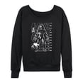 thumbnail image 1 of The Predator - Digital Alien Diagram - Women's French Terry Long Sleeve Shirt, 1 of 4
