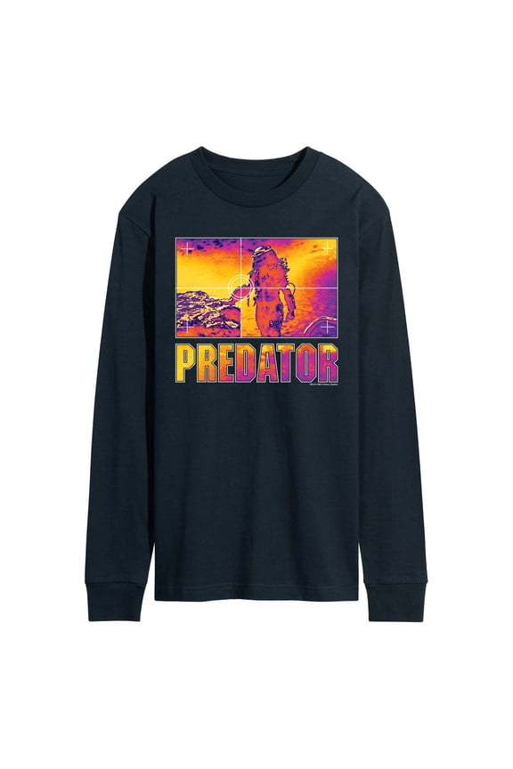 The Predator - Thermal Vision - Men's Long Sleeve Graphic T-Shirt