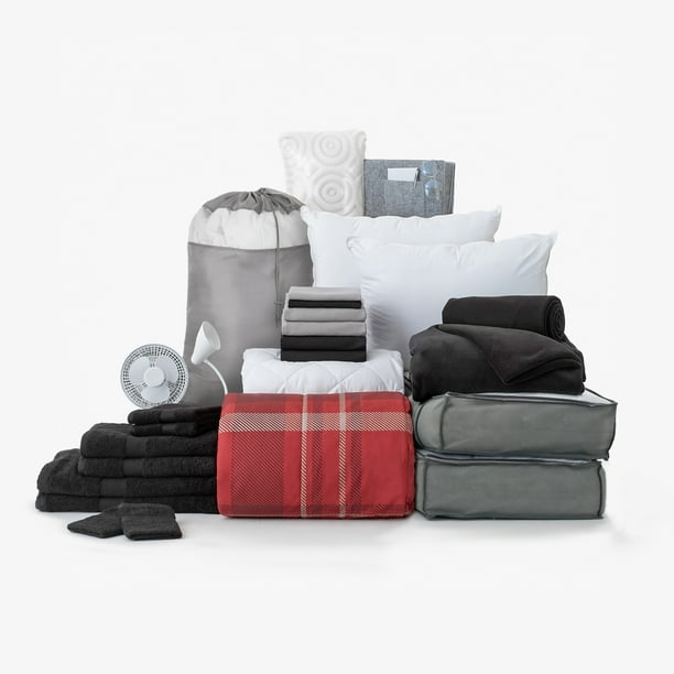 The Premium Dorm Essentials Value Pack in Simon, 27Piece College Dorm