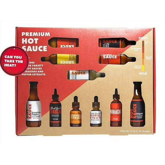 The Premium Hot Sauce Collection Gift Set, 11 ct.