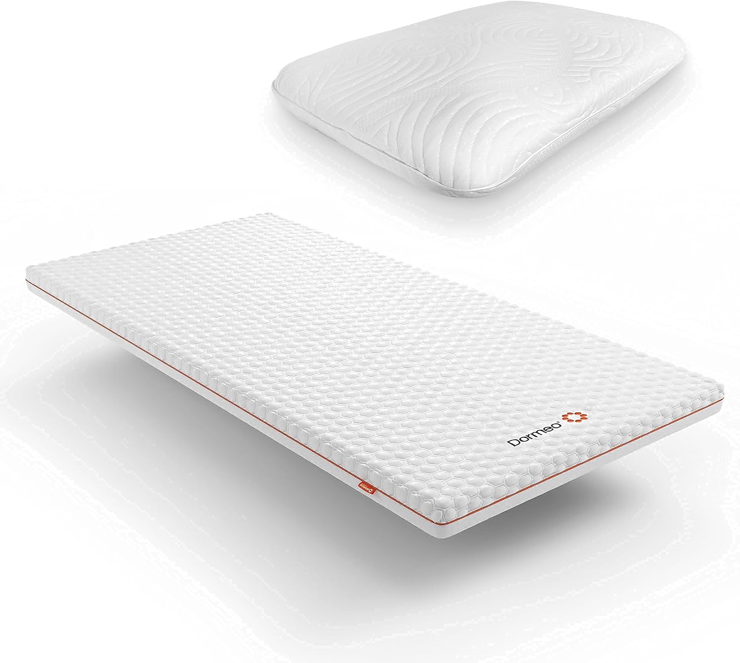 The Premium Mattress Topper by SIMING (Queen) and True Evolution Pillow