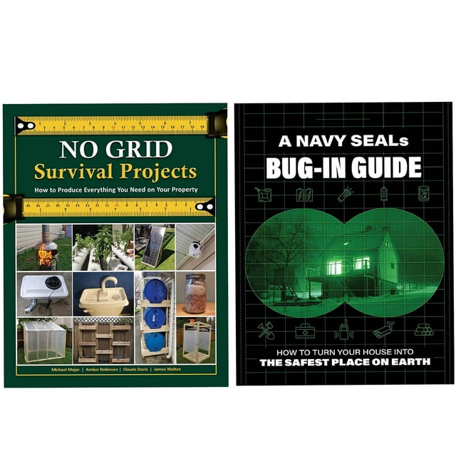 The Prepper S Survival Bible Set 2pack No Grid Survival Projects And Wilderness Long Term