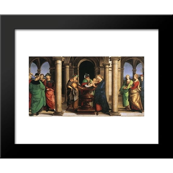 The Presentation in the Temple 20x24 Framed Art Print by Raphael